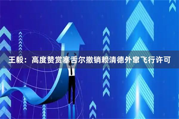 王毅：高度赞赏塞舌尔撤销赖清德外窜飞行许可